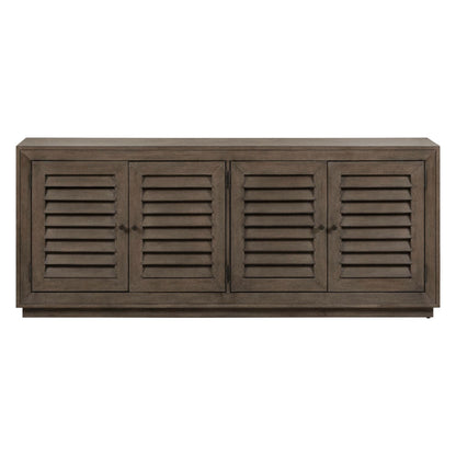 Aspen Sky - 78" TV Console - Weathered Saddle Brown - Hornell Furniture Outlet