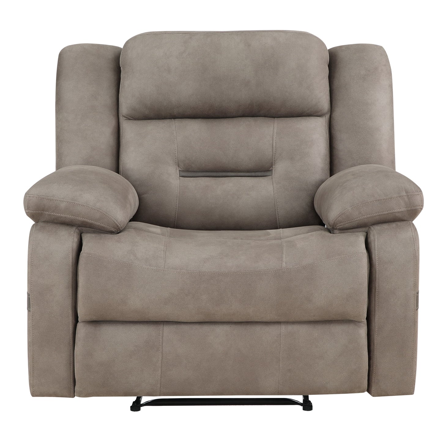 Abilene - Manual Reclining Chair - Tan - Hornell Furniture Outlet