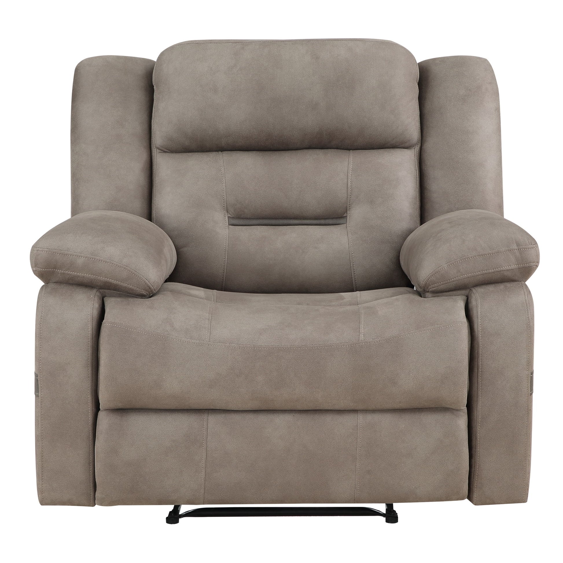 Abilene - Manual Reclining Chair - Tan - Hornell Furniture Outlet