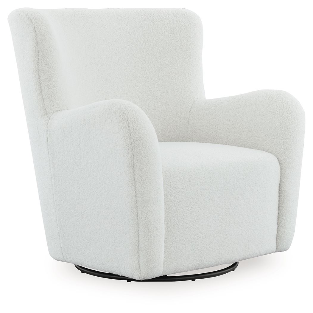 Rowenburg - Swivel Glider Accent Chair - Hornell Furniture Outlet