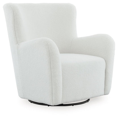 Rowenburg - Swivel Glider Accent Chair - Hornell Furniture Outlet