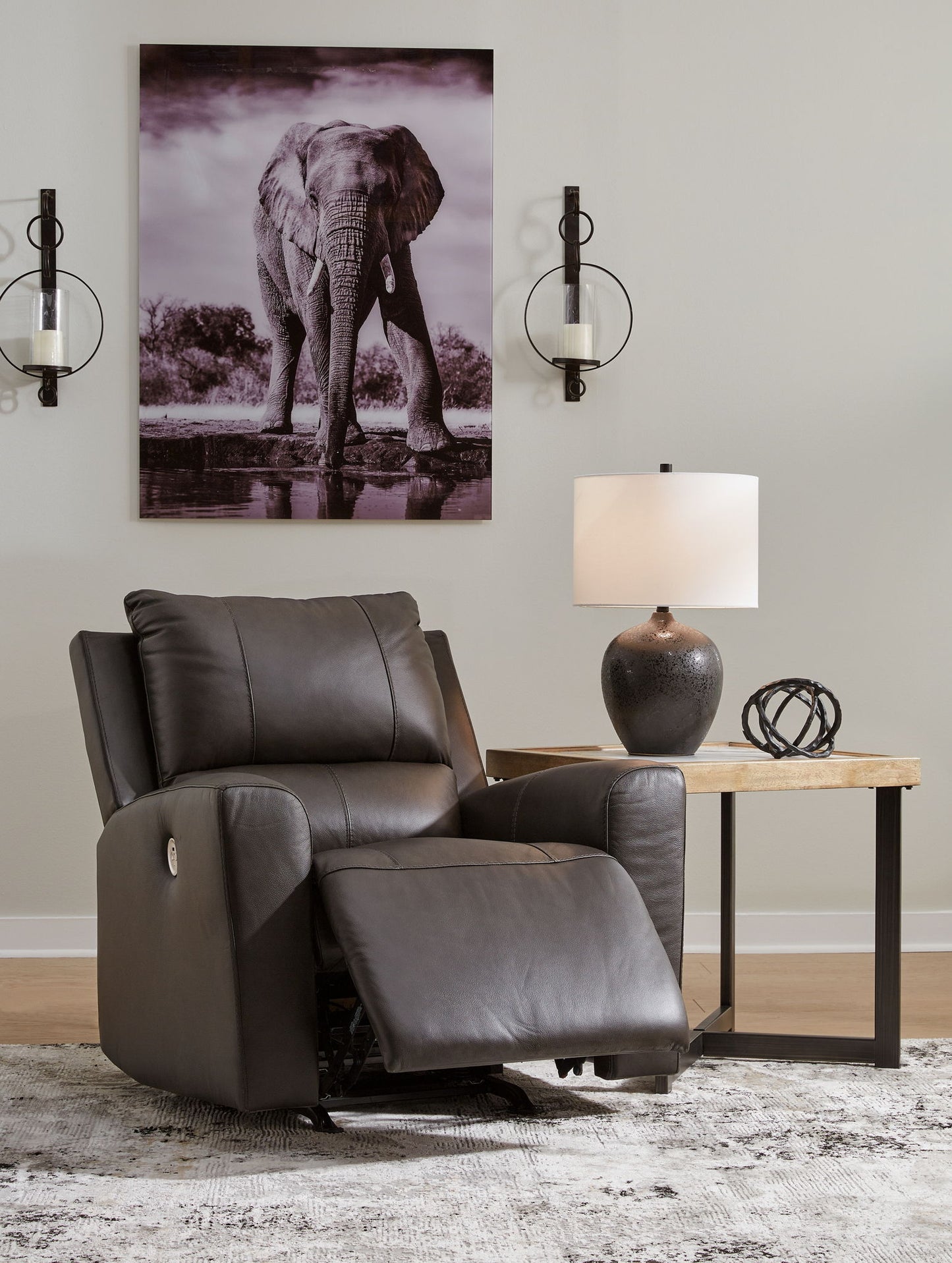 Boxmere - Storm - Power Rocker Recliner - Hornell Furniture Outlet