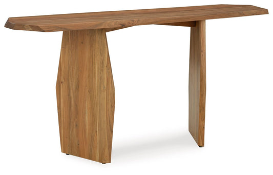 Holward - Natural - Console Sofa Table - Hornell Furniture Outlet