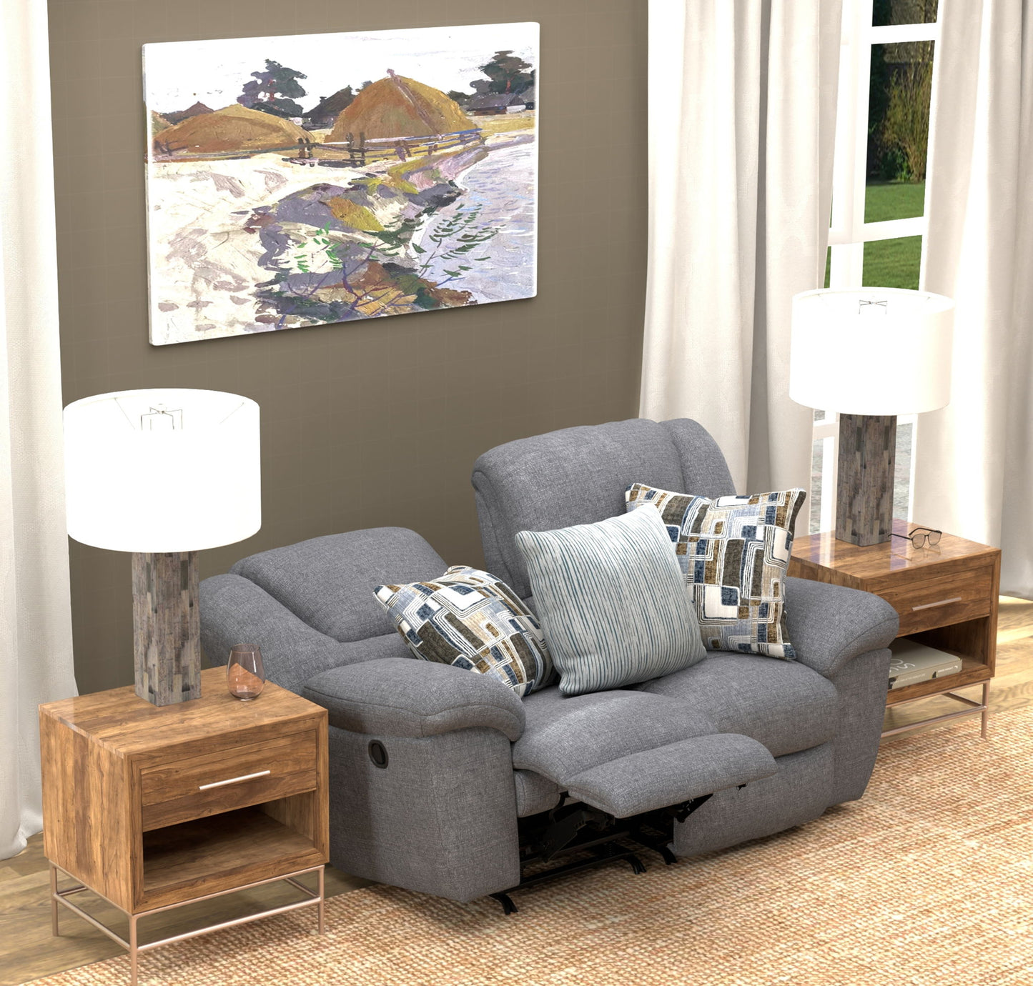 Trifecta - Reclining Loveseat - Hornell Furniture Outlet