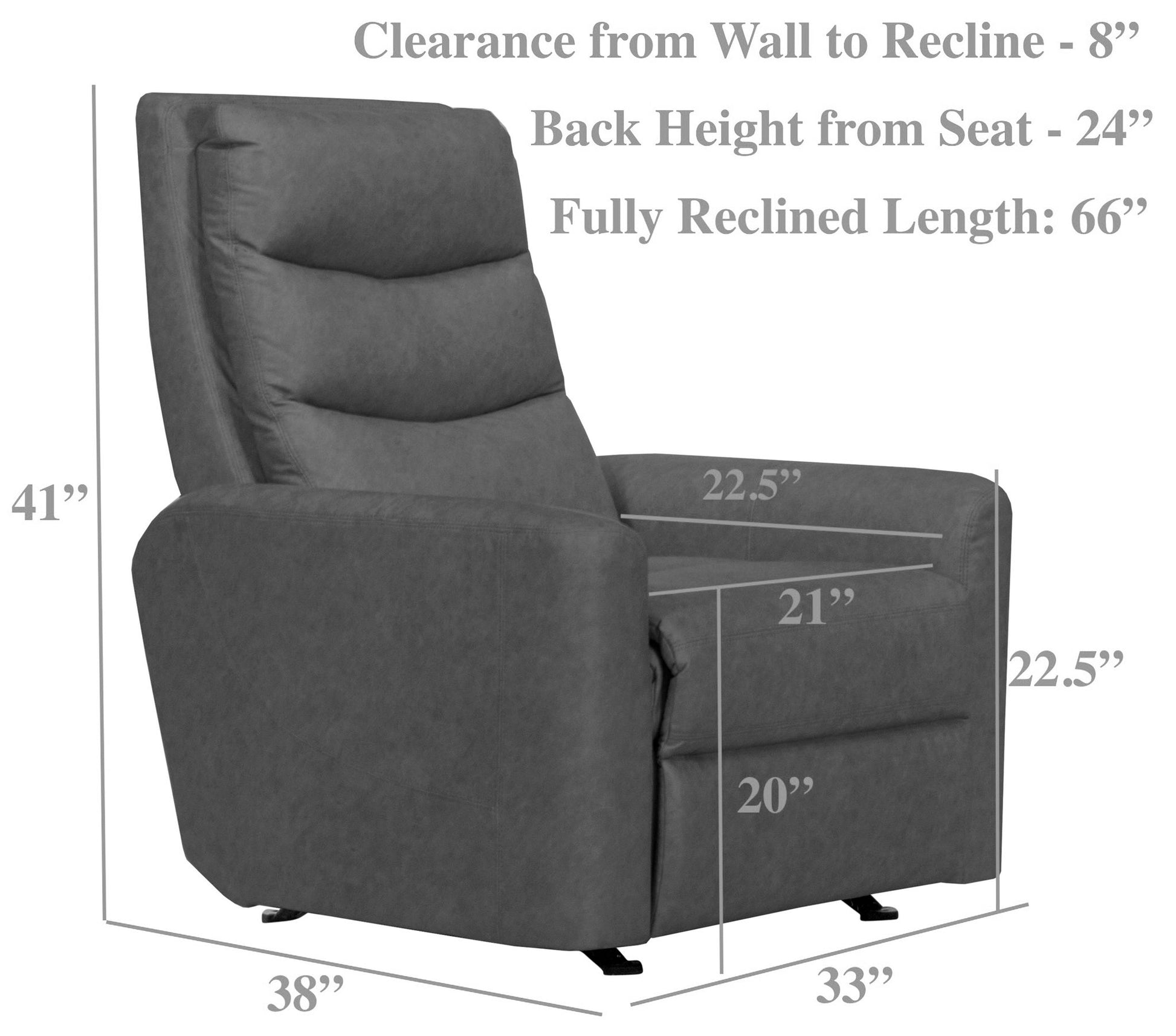 Jet - Power Rocker Recliner - Hornell Furniture Outlet