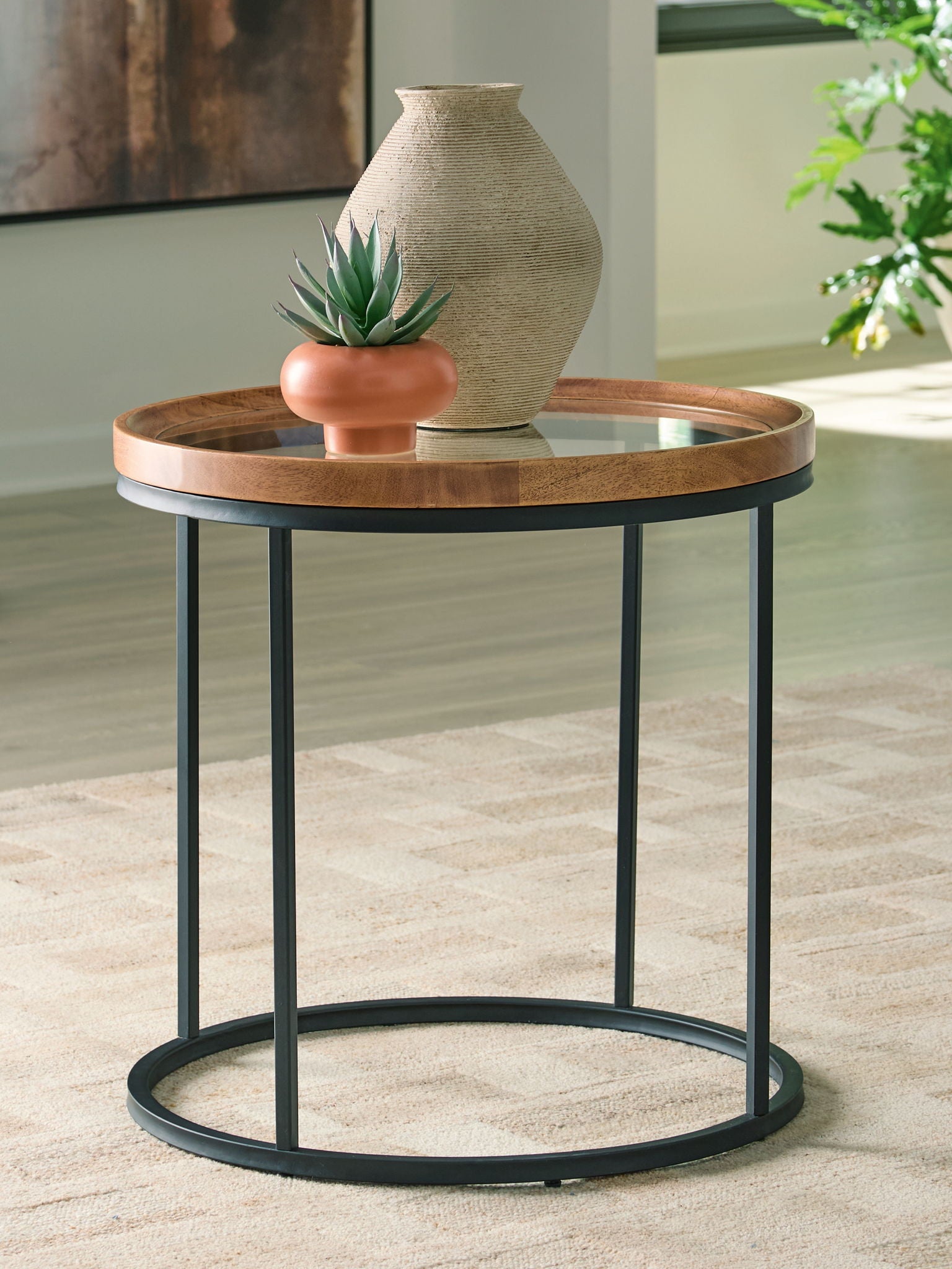Noraluna - Round Table - Hornell Furniture Outlet
