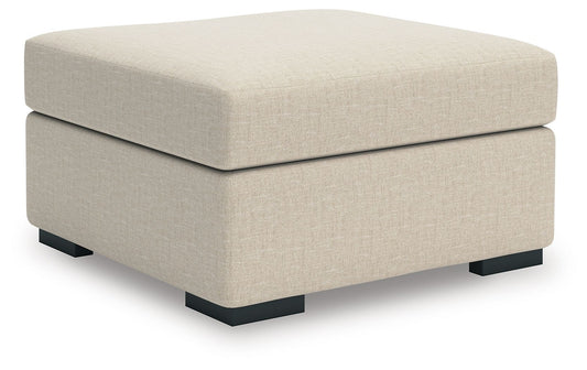 LadyMae - Twill - Oversized Accent Ottoman - Hornell Furniture Outlet