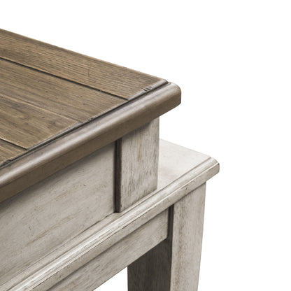 Heartland - Console Bar Table - White - Hornell Furniture Outlet