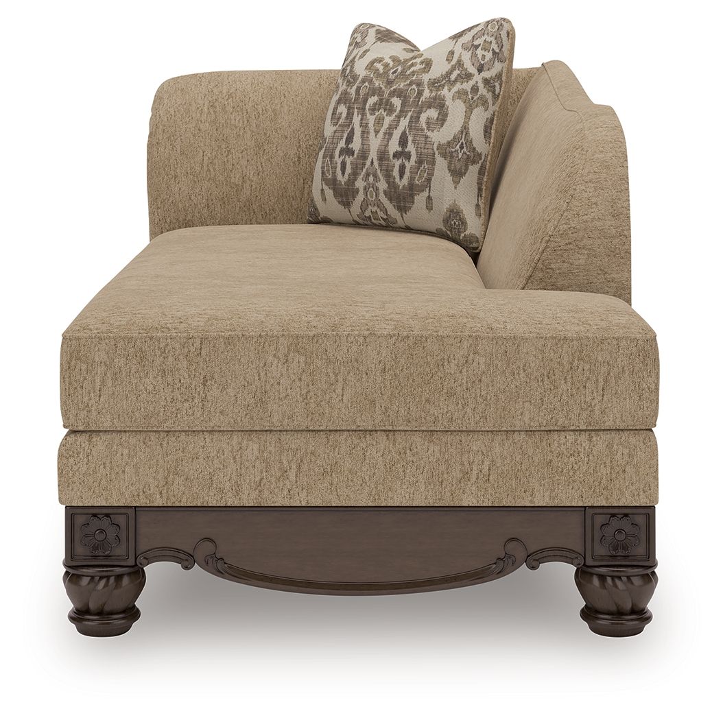 Chelsworth - RAF Corner Chaise - Golden - Hornell Furniture Outlet