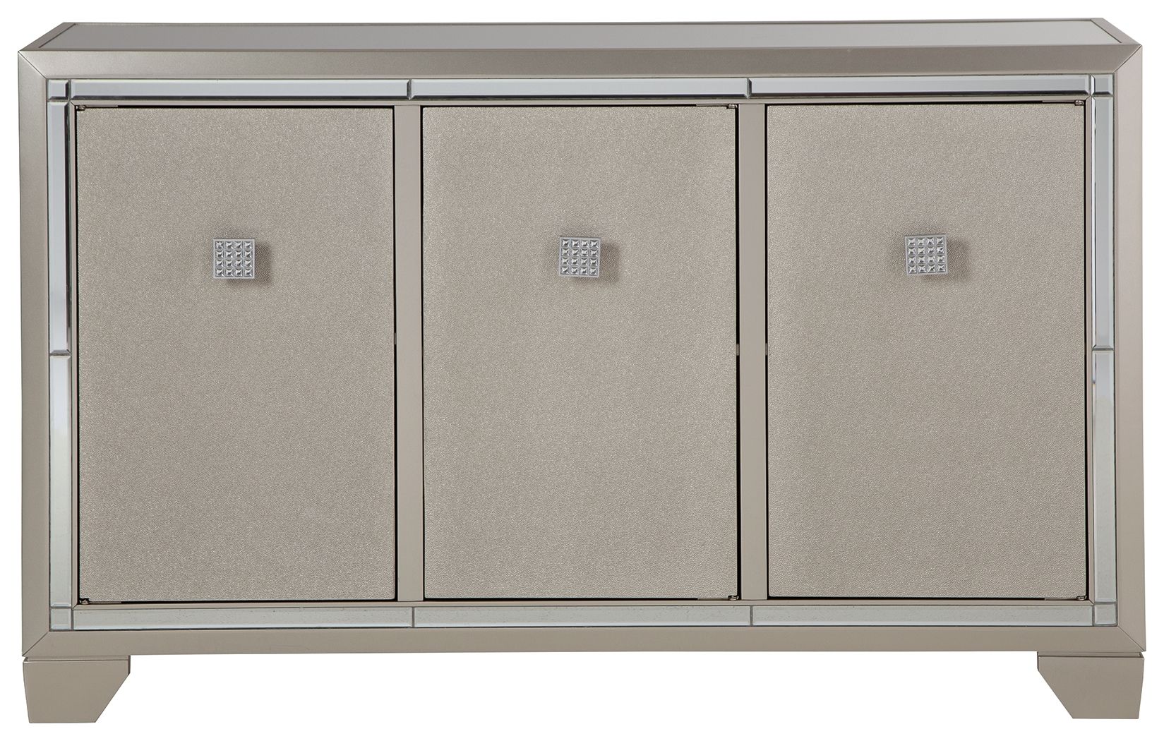 Chaseton - Champagne - Accent Cabinet - Hornell Furniture Outlet