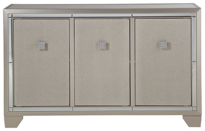 Chaseton - Champagne - Accent Cabinet - Hornell Furniture Outlet