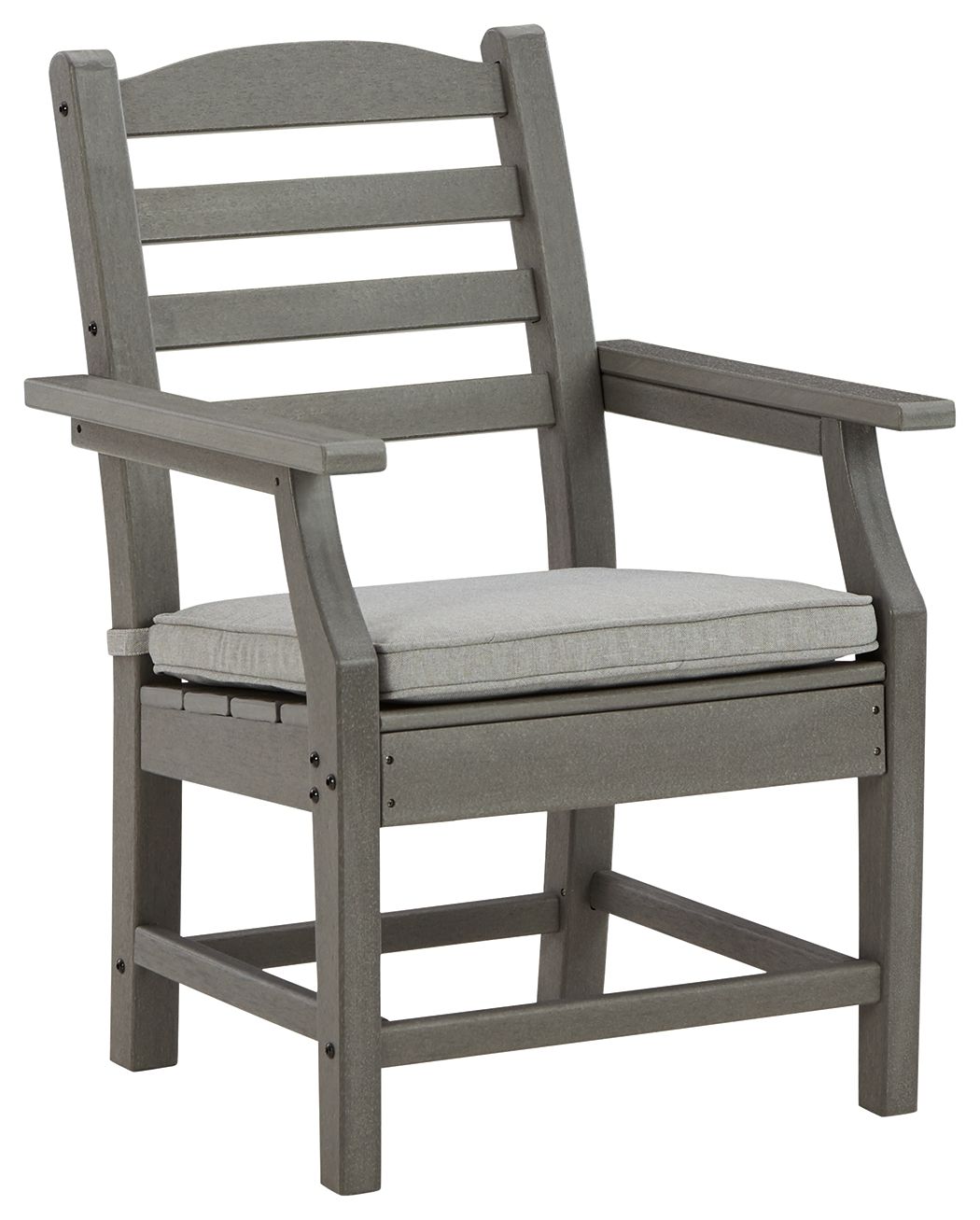 Visola - Gray - Arm Chair With Cushion (Set of 2) - Hornell Furniture Outlet