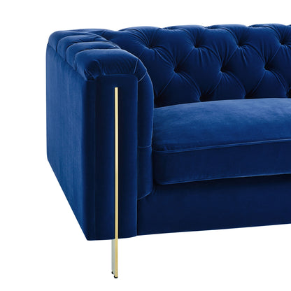Charlene - Velvet Loveseat - Hornell Furniture Outlet