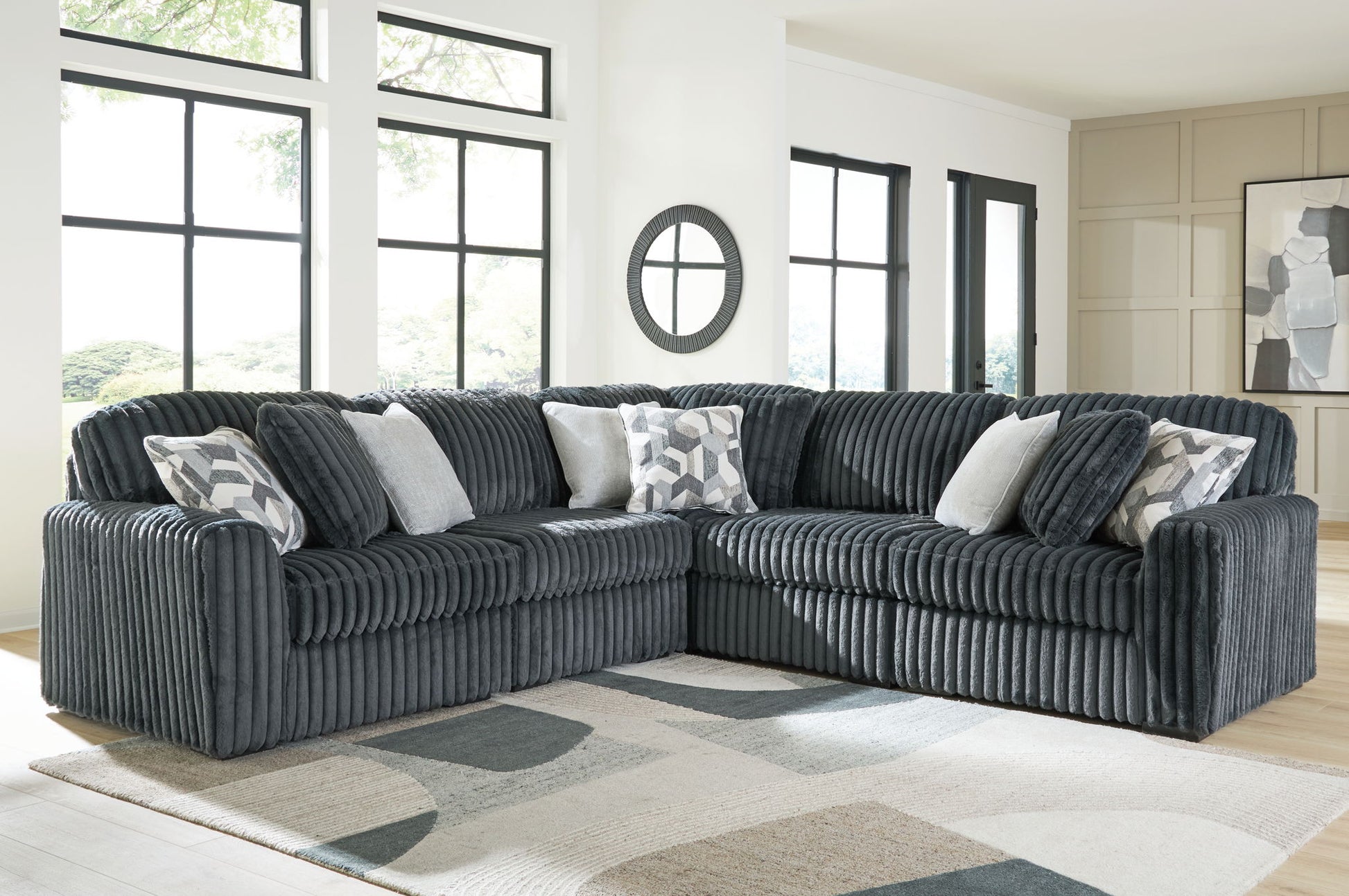 Midnight - Madness - Sectional - Hornell Furniture Outlet