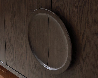 Veeda - Dark Brown - Accent Cabinet - Hornell Furniture Outlet