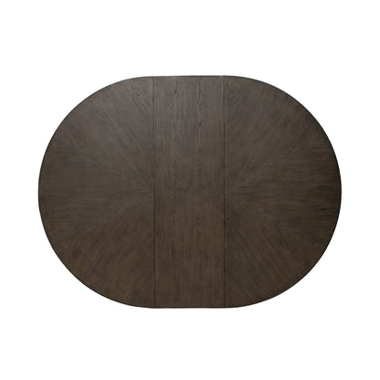 Cascade Falls - Pedestal Table - Brown - Hornell Furniture Outlet