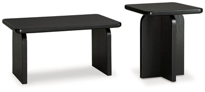 Mitchalli - Black - Occasional Table Set (Set of 2) - Hornell Furniture Outlet