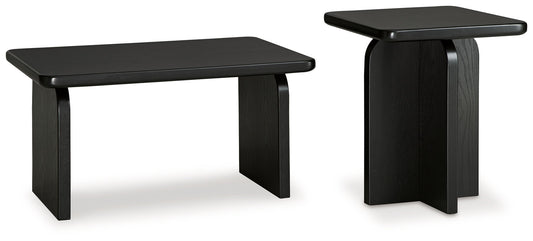Mitchalli - Black - Occasional Table Set (Set of 2) - Hornell Furniture Outlet