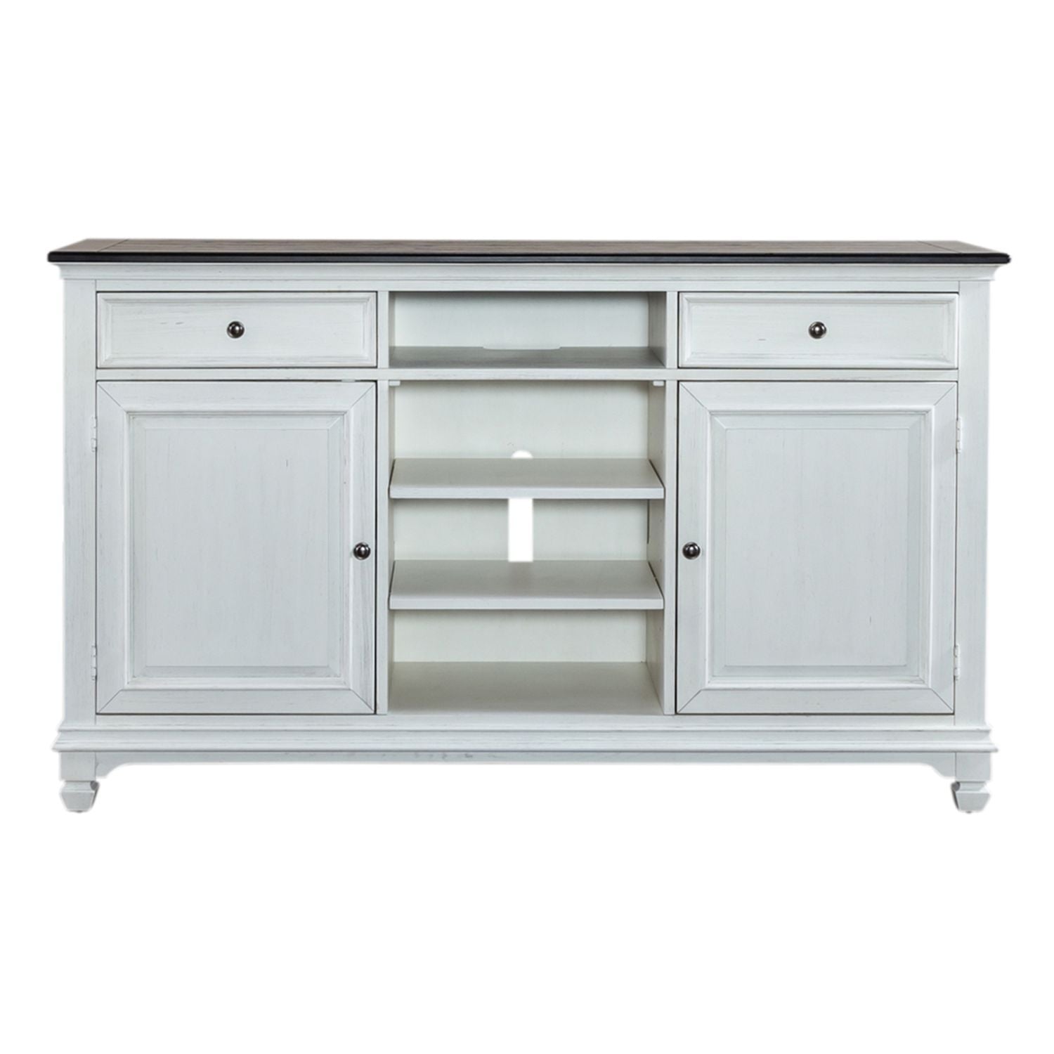 Allyson Park - 68" Highboy TV Console - White - Hornell Furniture Outlet