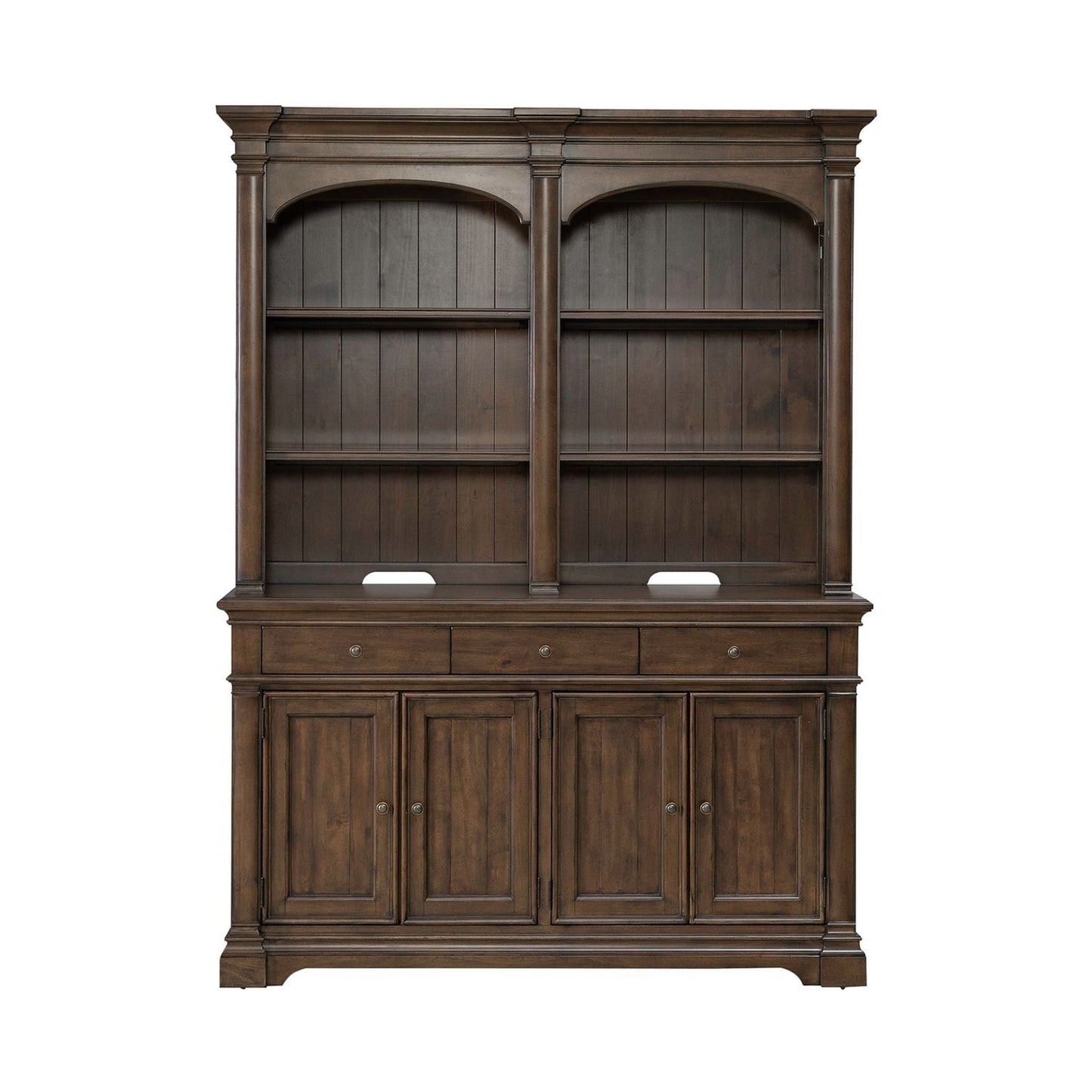 Arden Road - Hutch & Buffet - Satin Cherry - Hornell Furniture Outlet