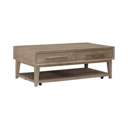 Brentwood - Cocktail Table - Sandstone - Hornell Furniture Outlet