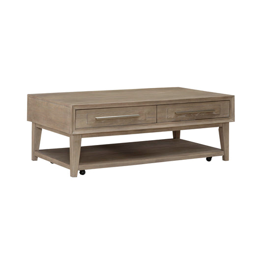Brentwood - Cocktail Table - Sandstone - Hornell Furniture Outlet