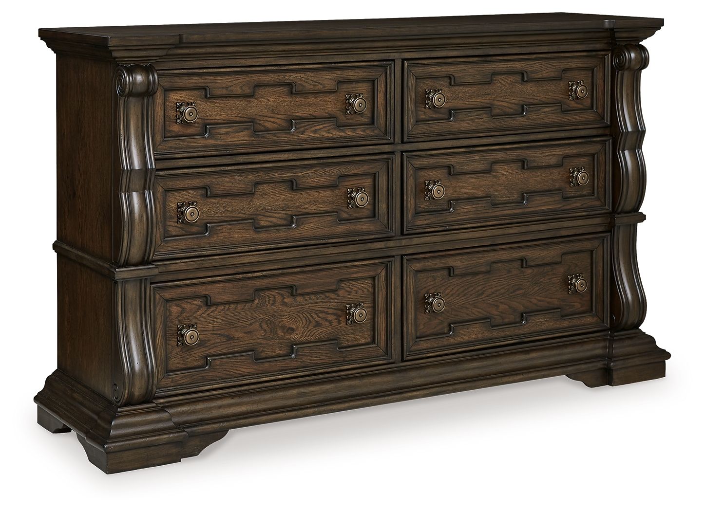 Maylee - Dark Brown - Dresser - Hornell Furniture Outlet