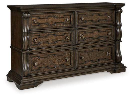 Maylee - Dark Brown - Dresser - Hornell Furniture Outlet
