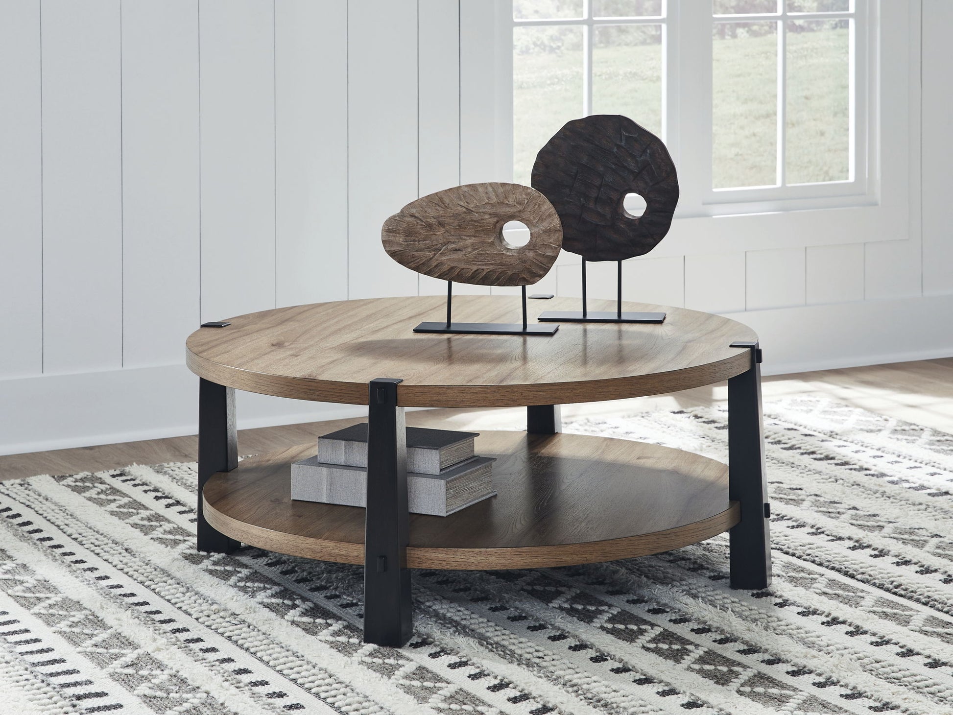 Ridgester - Round Table - Hornell Furniture Outlet