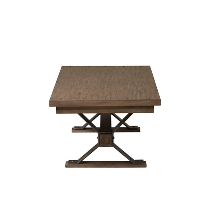 Sonoma Road - Rectangular Cocktail Table - Light Brown - Hornell Furniture Outlet