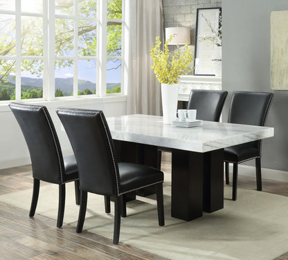 Camila - Rectangular Dining Set - White Top - Hornell Furniture Outlet