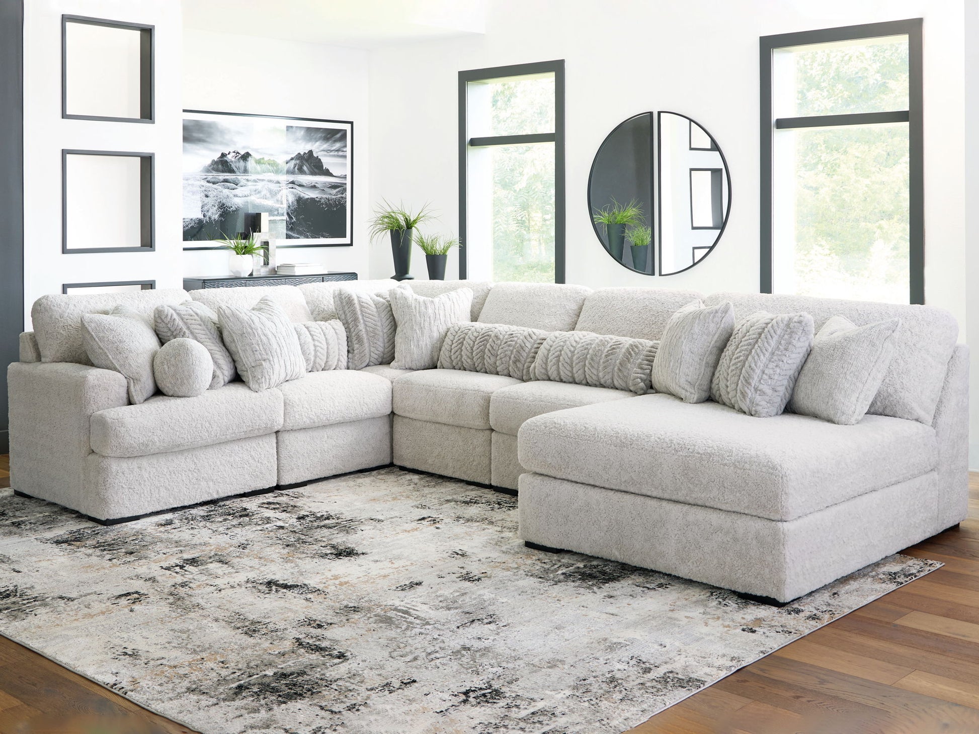 Cuddle Plush - Sectional - Hornell Furniture Outlet