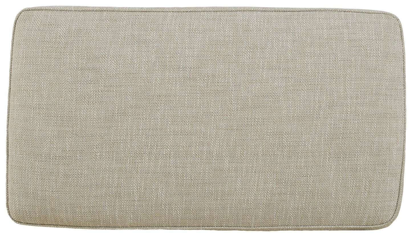 Asanti - Fog - Ottoman - Hornell Furniture Outlet