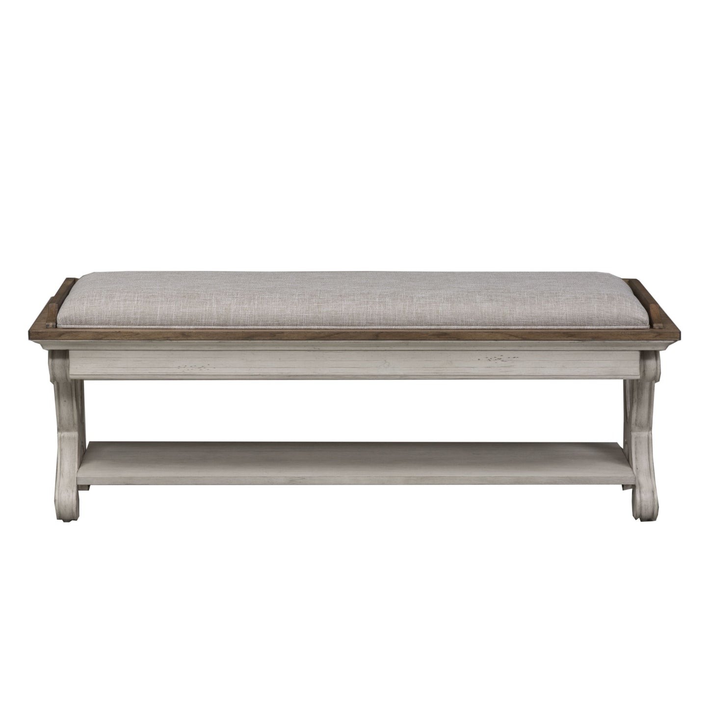 Farmhouse Reimagined - Bed Bench - White - Hornell Furniture Outlet