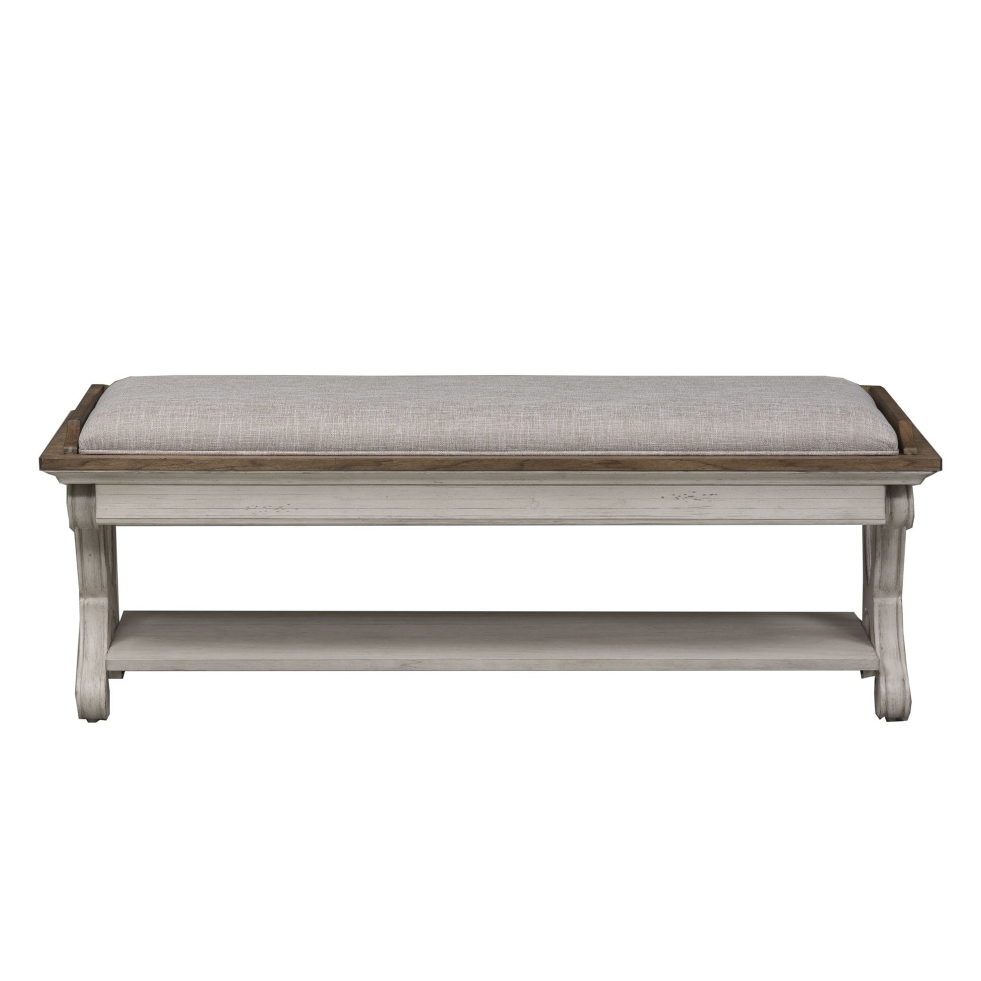 Farmhouse Reimagined - Bed Bench - White - Hornell Furniture Outlet