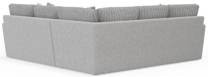 Titan - Sectional With Comfort Coil Seating, Cocktail Ottoman And Accent Pillows Included - Hornell Furniture Outlet