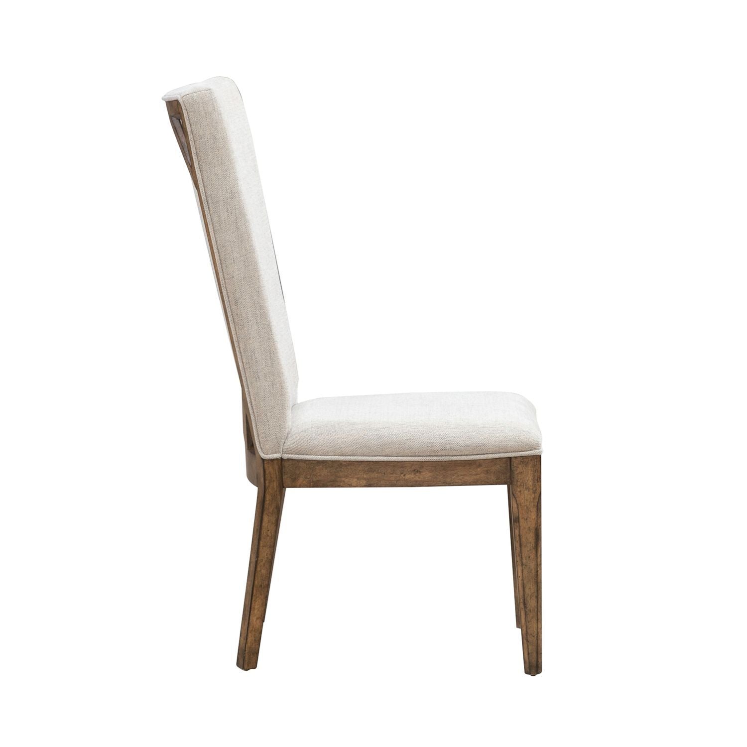 Carolina Park - Upholstered Side Chair (RTA) - Brown - Hornell Furniture Outlet