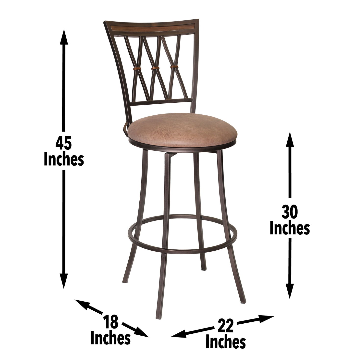 Sedona - Swivel Barstool - Hornell Furniture Outlet