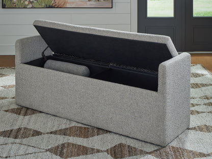 Galliden - Beige - Large Upholstered Dining Room Bench - Hornell Furniture Outlet