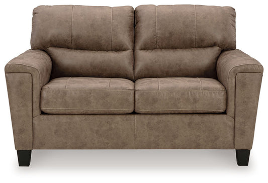 Navi - Fossil - Loveseat - Hornell Furniture Outlet