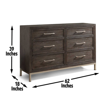 Broomfield - Dresser - Brown - Hornell Furniture Outlet