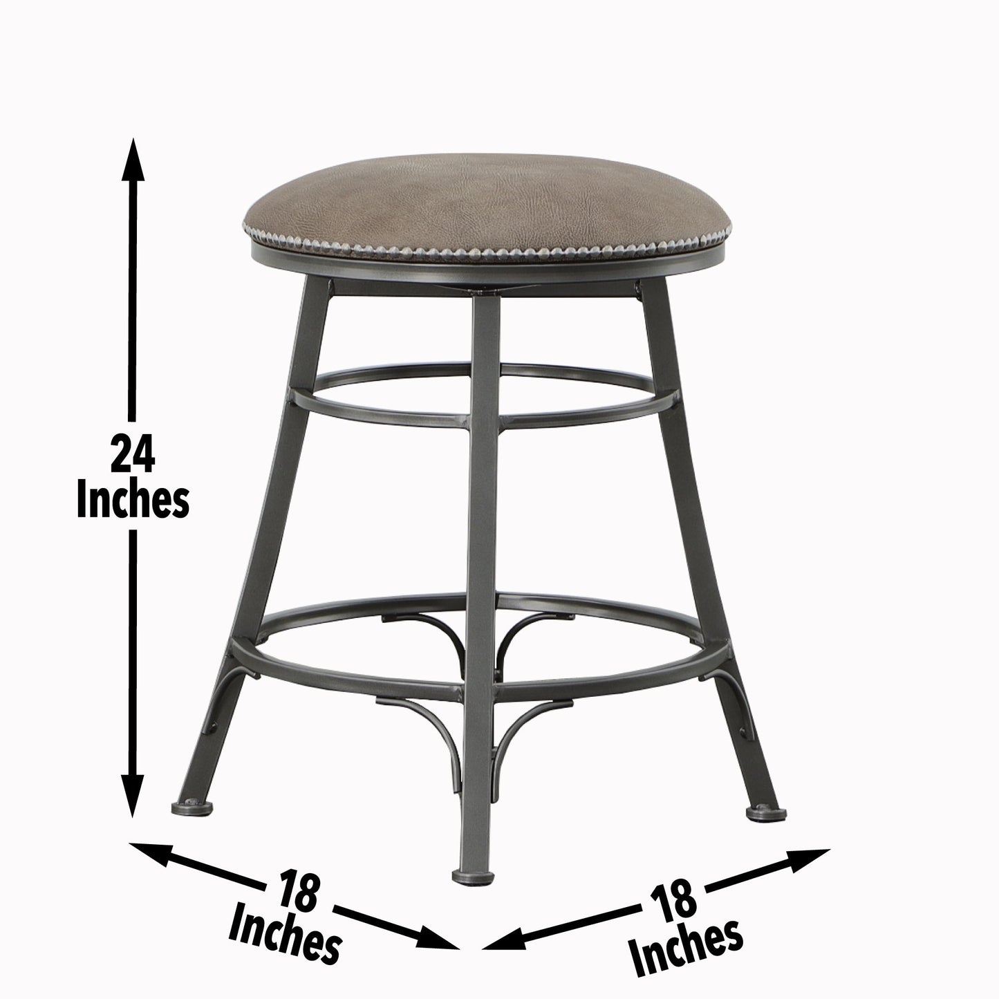 Bali - Backless Swivel Chair - Hornell Furniture Outlet