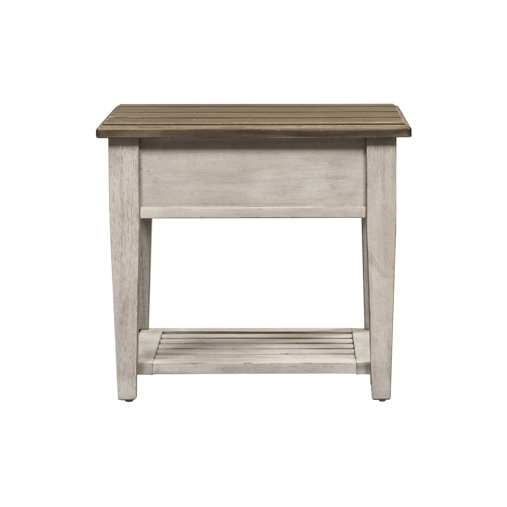 Heartland - Drawer End Table - White - Hornell Furniture Outlet