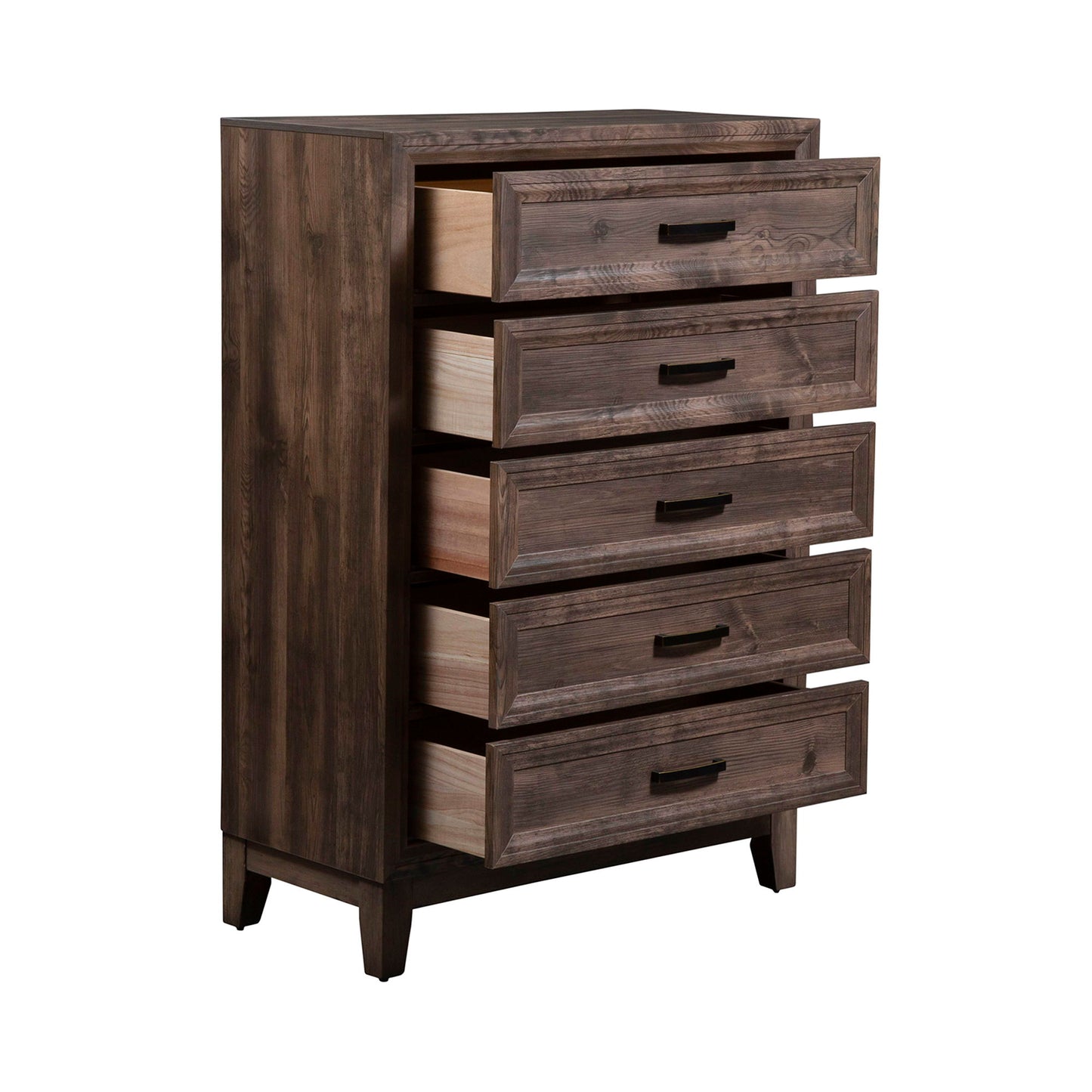 Ridgecrest - 5 Drawer Chest - Light Brown - Hornell Furniture Outlet