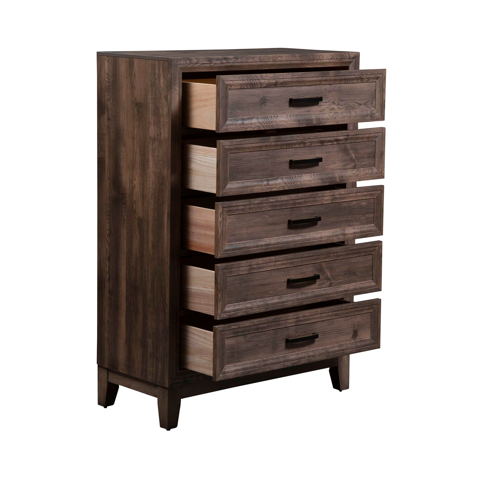 Ridgecrest - 5 Drawer Chest - Light Brown - Hornell Furniture Outlet