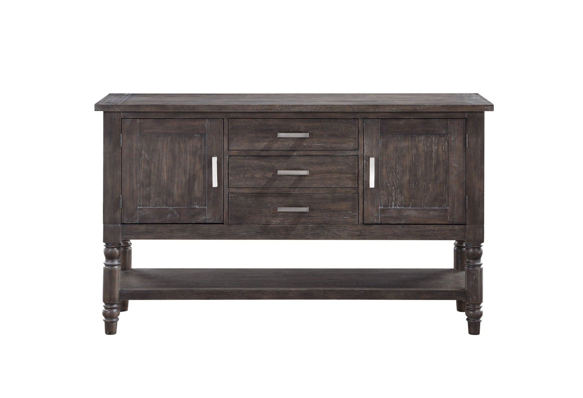 Hutchins - Server - Dark Brown - Hornell Furniture Outlet