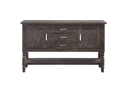 Hutchins - Server - Dark Brown - Hornell Furniture Outlet