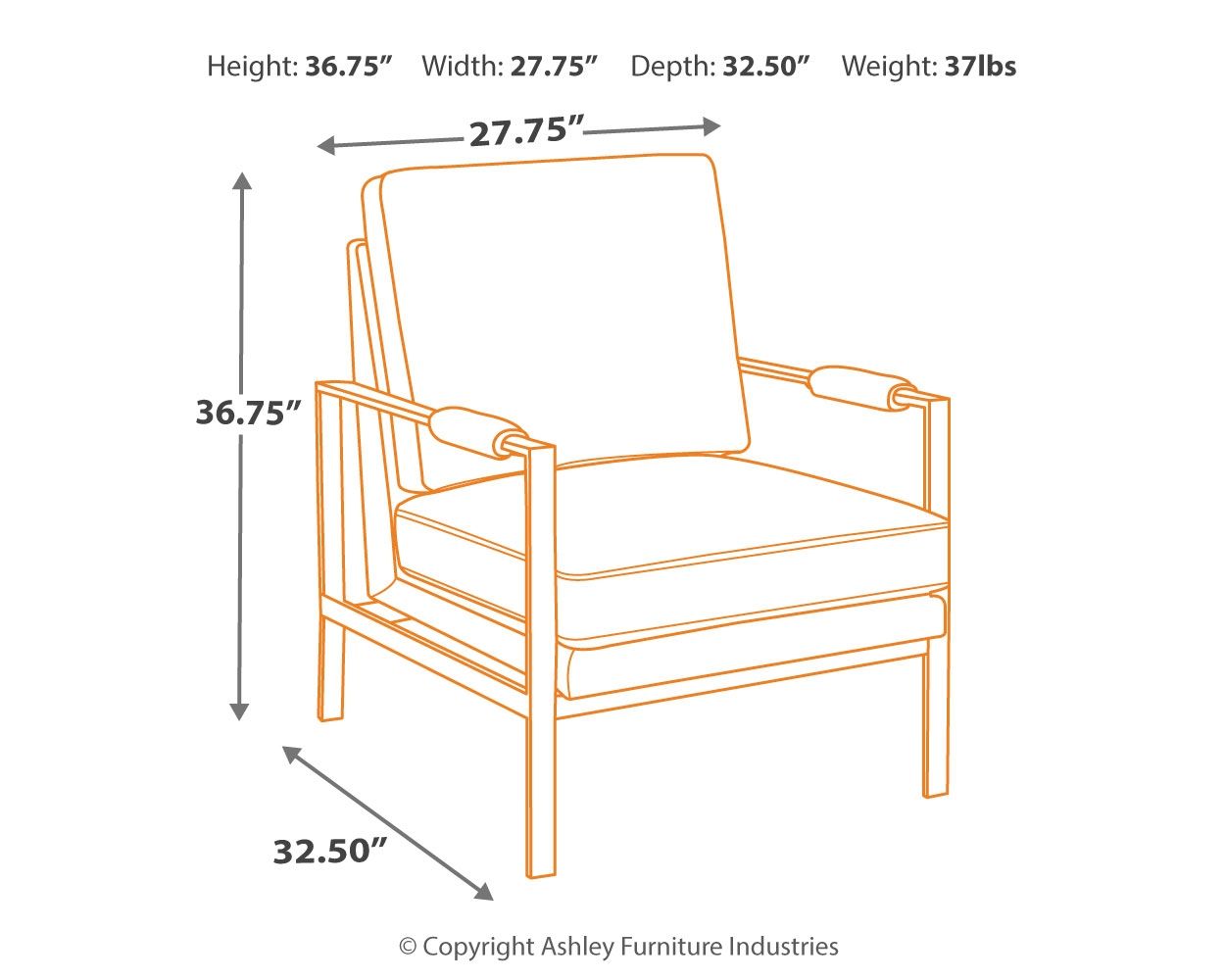 Peacemaker - Brown - Accent Chair - Hornell Furniture Outlet