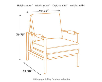 Peacemaker - Brown - Accent Chair - Hornell Furniture Outlet