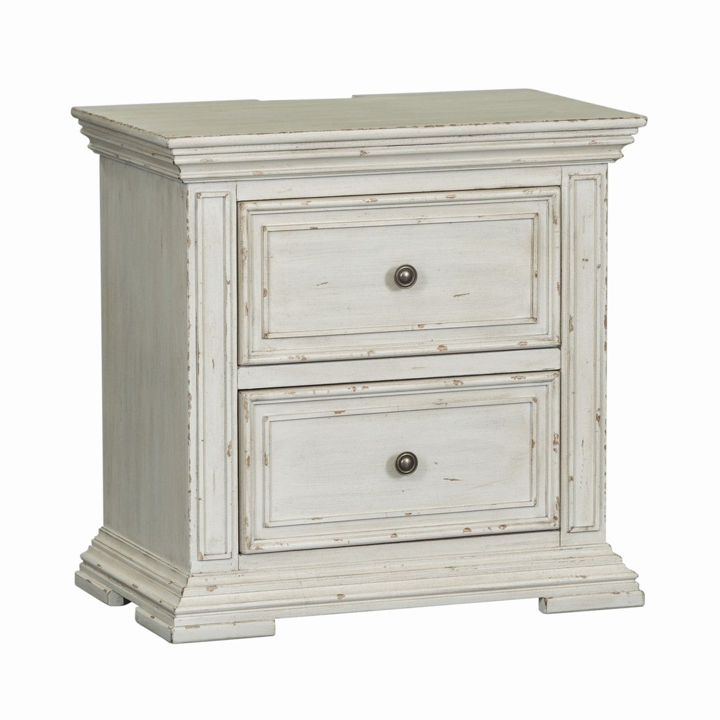 Big Valley - 2 Drawer Night Stand w/ Charging Station - Hornell Furniture Outlet
